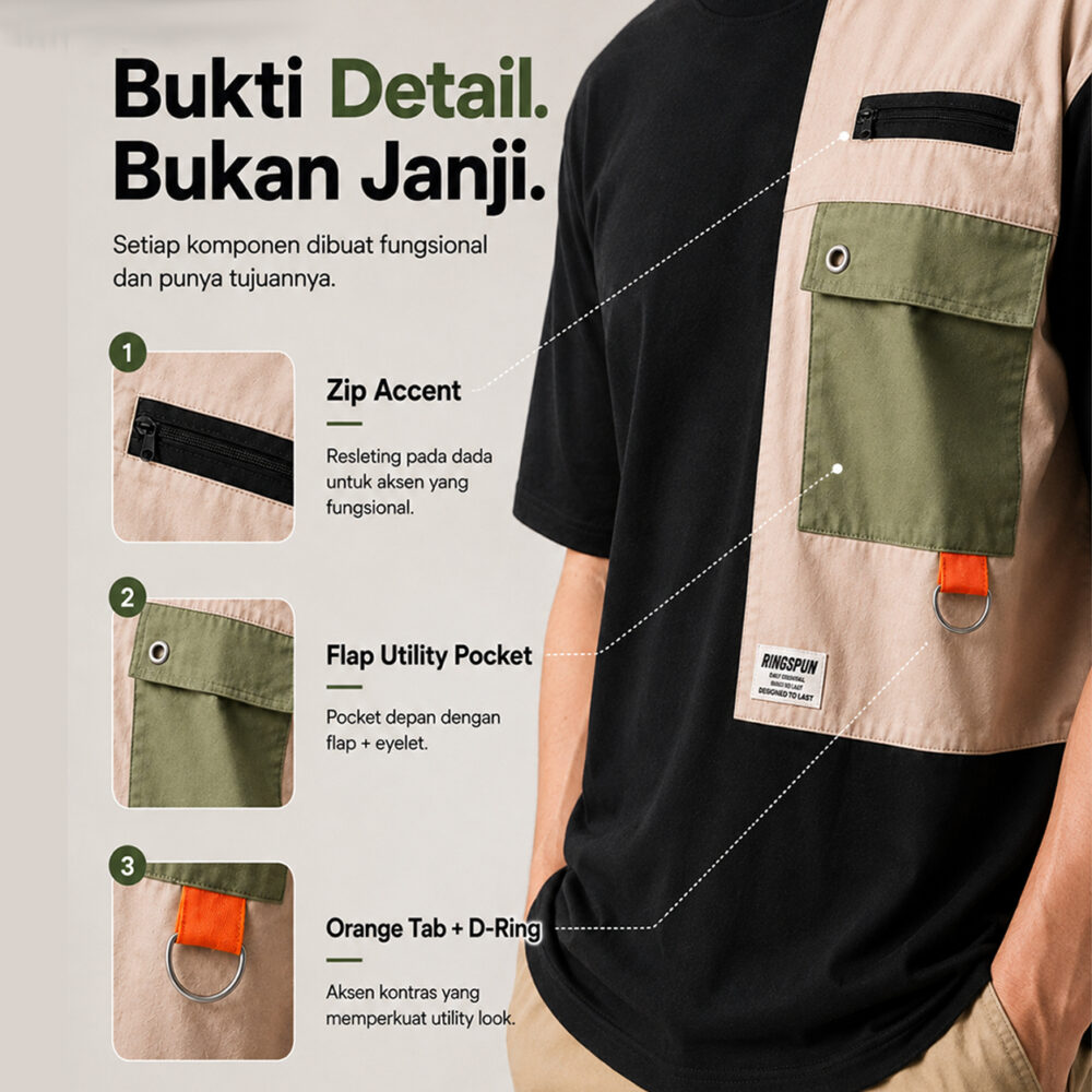 Masaki Oversize Utility Pocket Streetwear