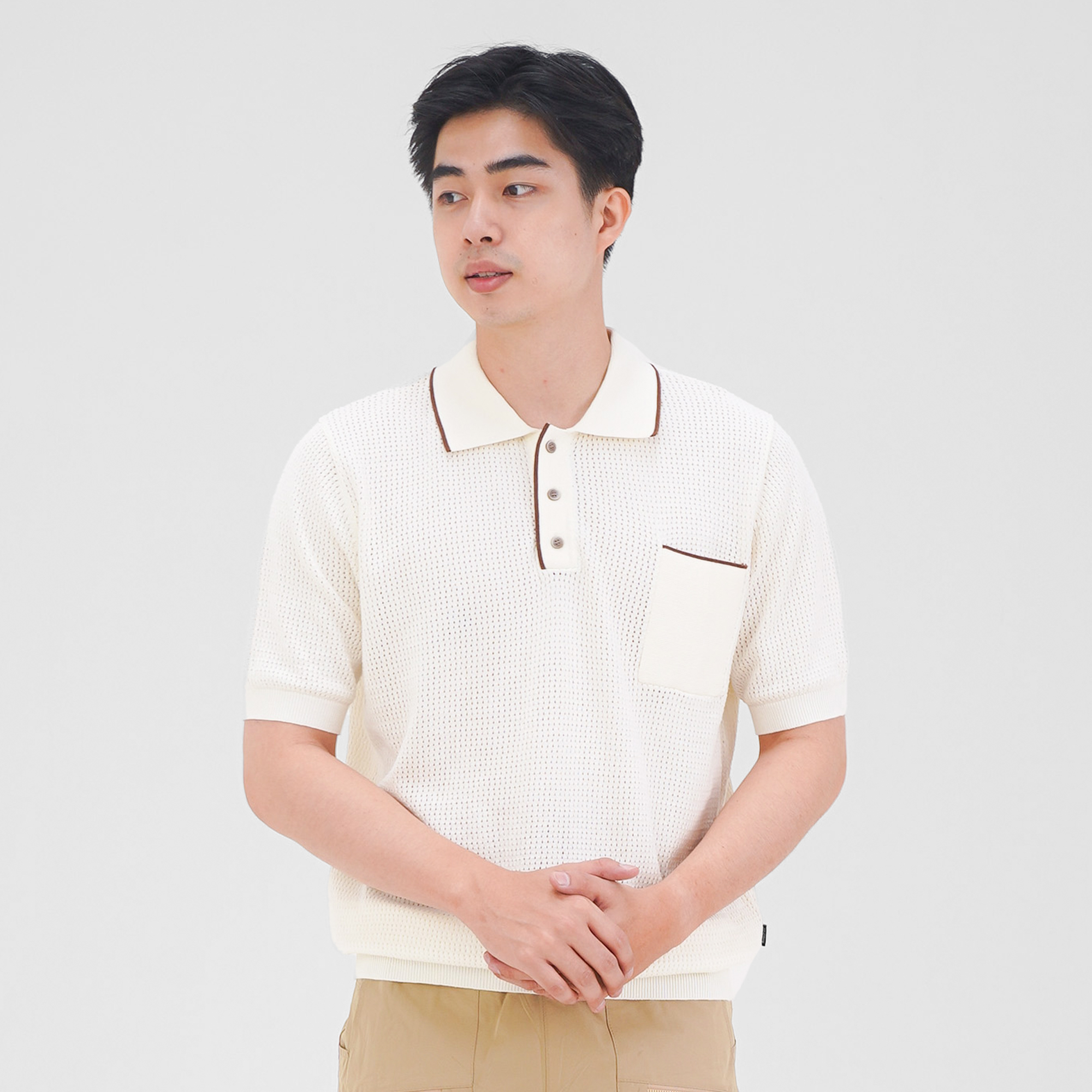 MUJO Knit Polo Shirt