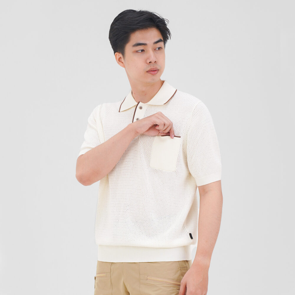 MUJO Knit Polo Shirt