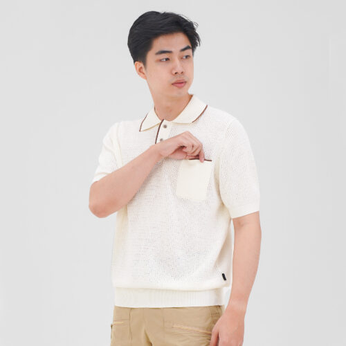 MUJO 3 MUJO Knit Polo Shirt