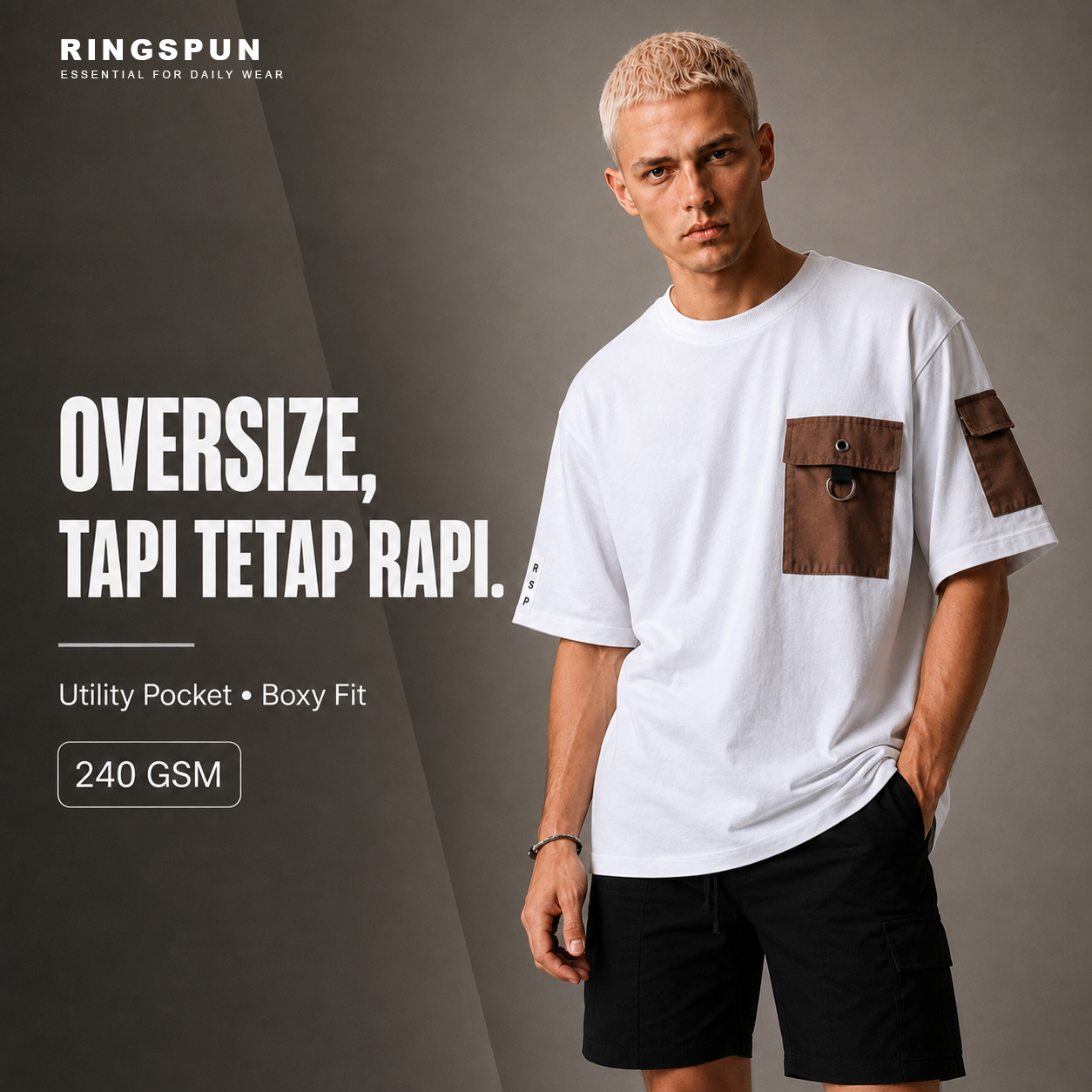 Oversize Kashiba Putih