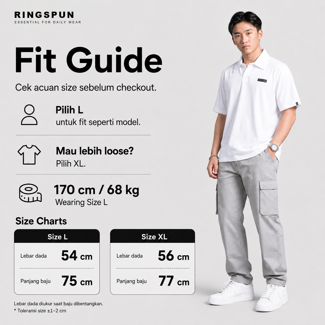 Oversize Rei Putih