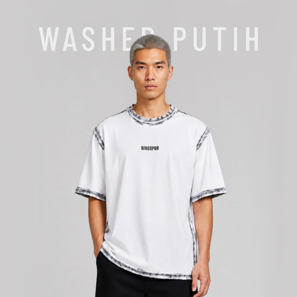Oversize Washed Putih